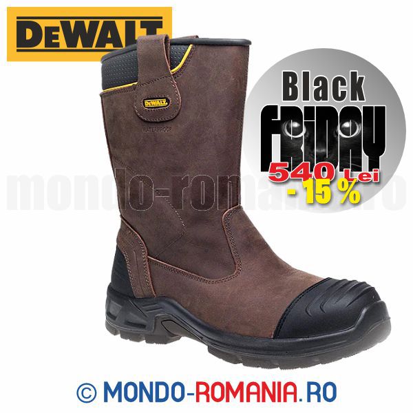 Cizme de protectie din piele S3  Waterproof DeWALT MILLINGTON 